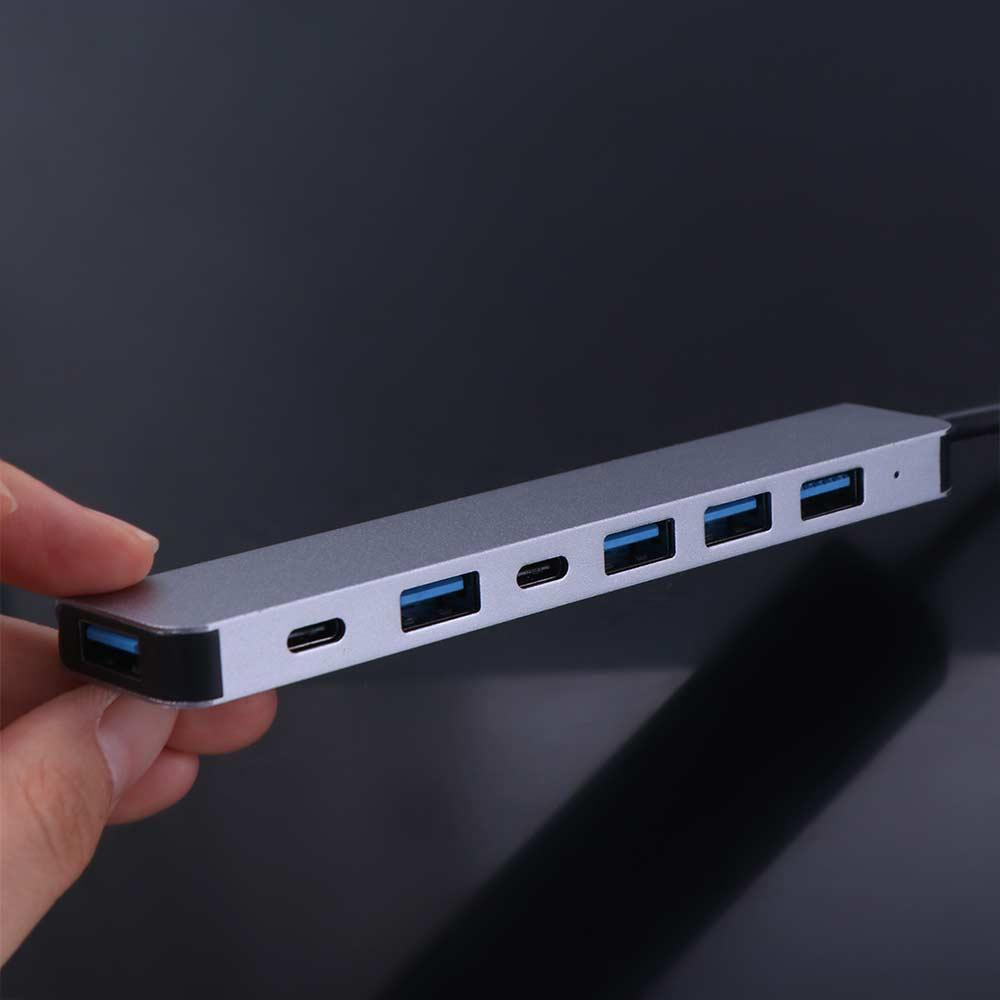 Usb C Hub - Hub d'extension Type-C 1 à 7,