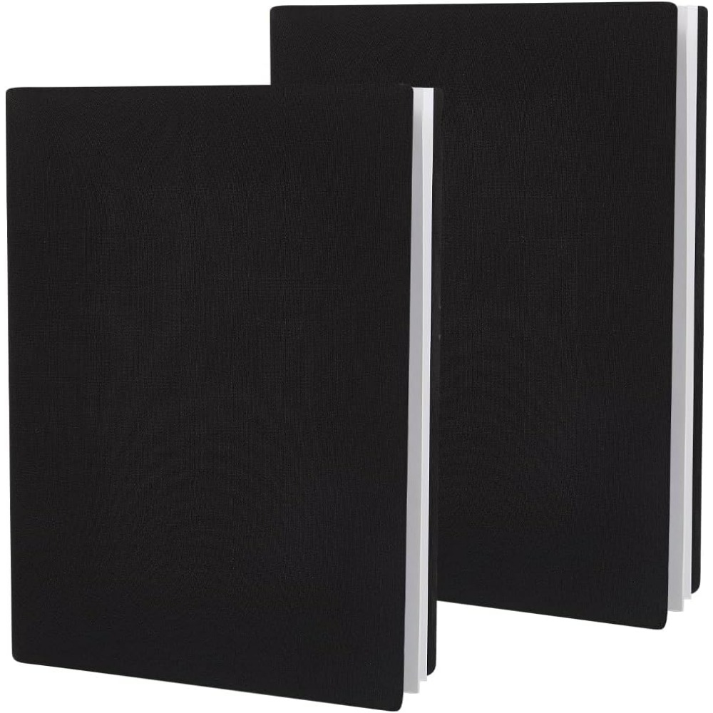 Laptop Sleeve - Couverture de livre élastique noire, 2