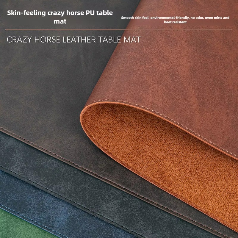 Keyboard Cover - Tapis de bureau imperméable en PU,