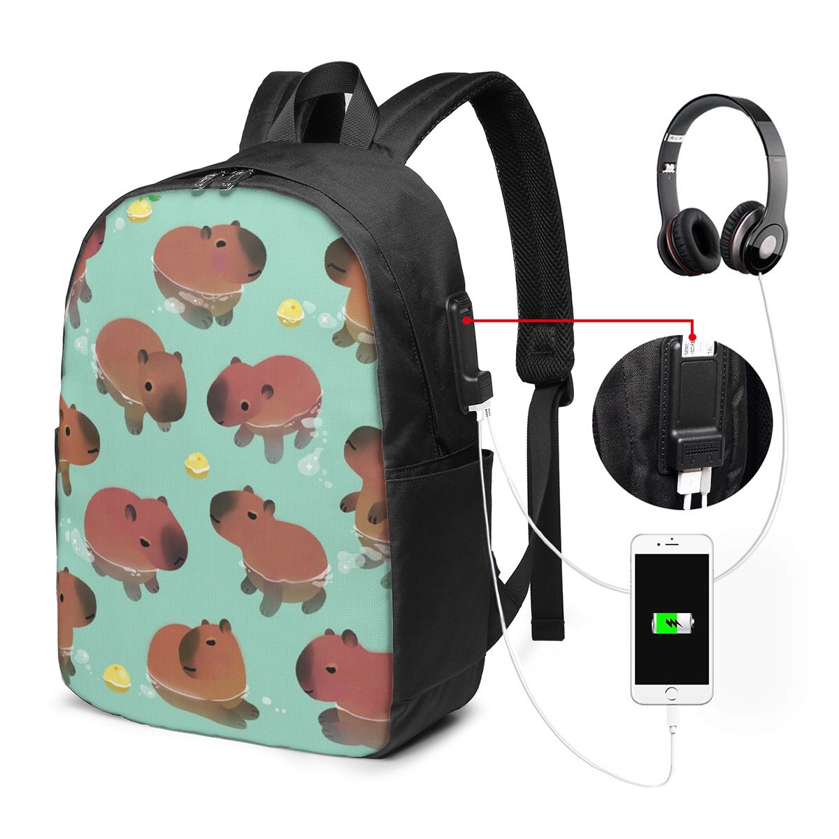 Sac à dos à motif animal Capyb - Laptop Bag avis et prix