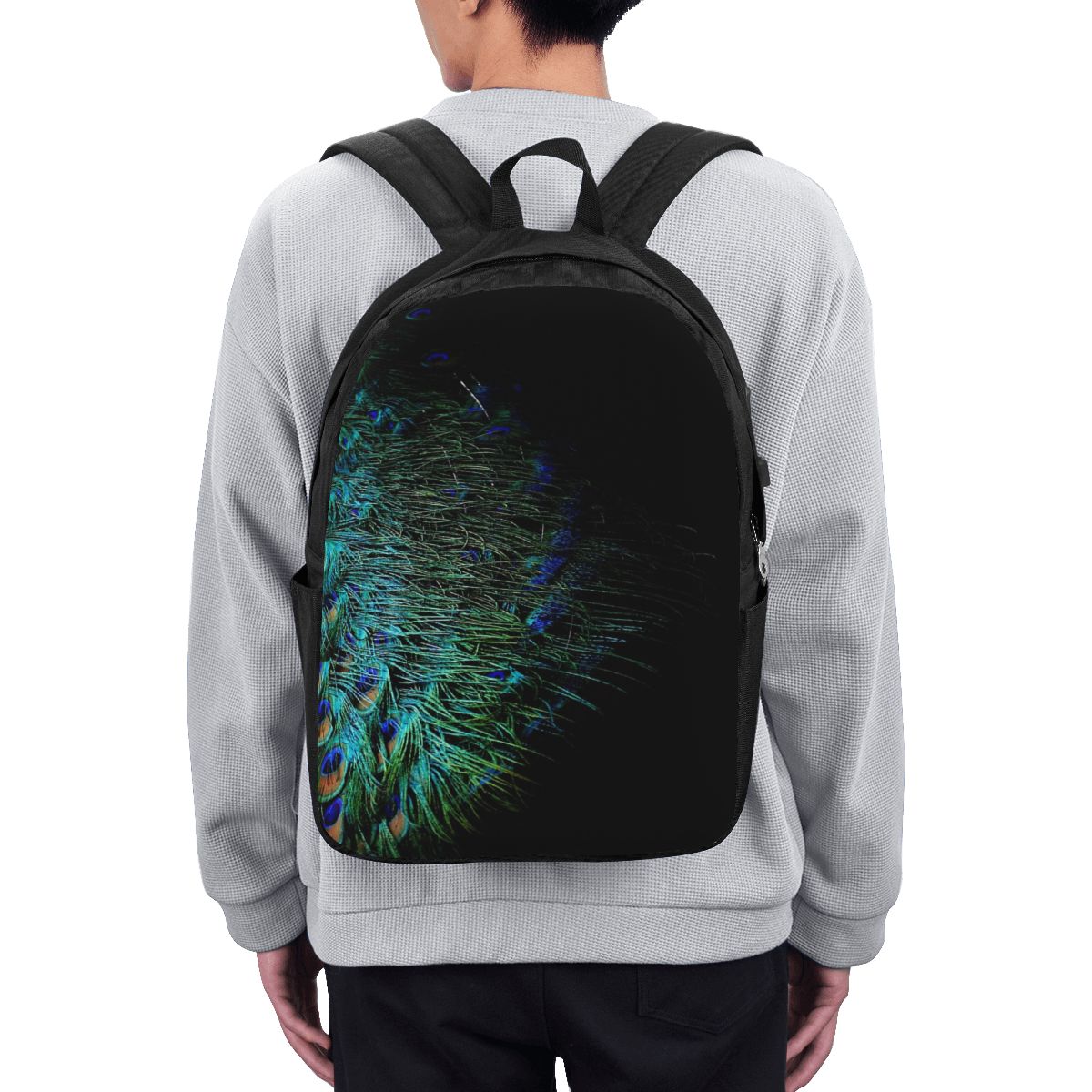 Sac à dos avec plumes de paon  - Laptop Bag avis et prix