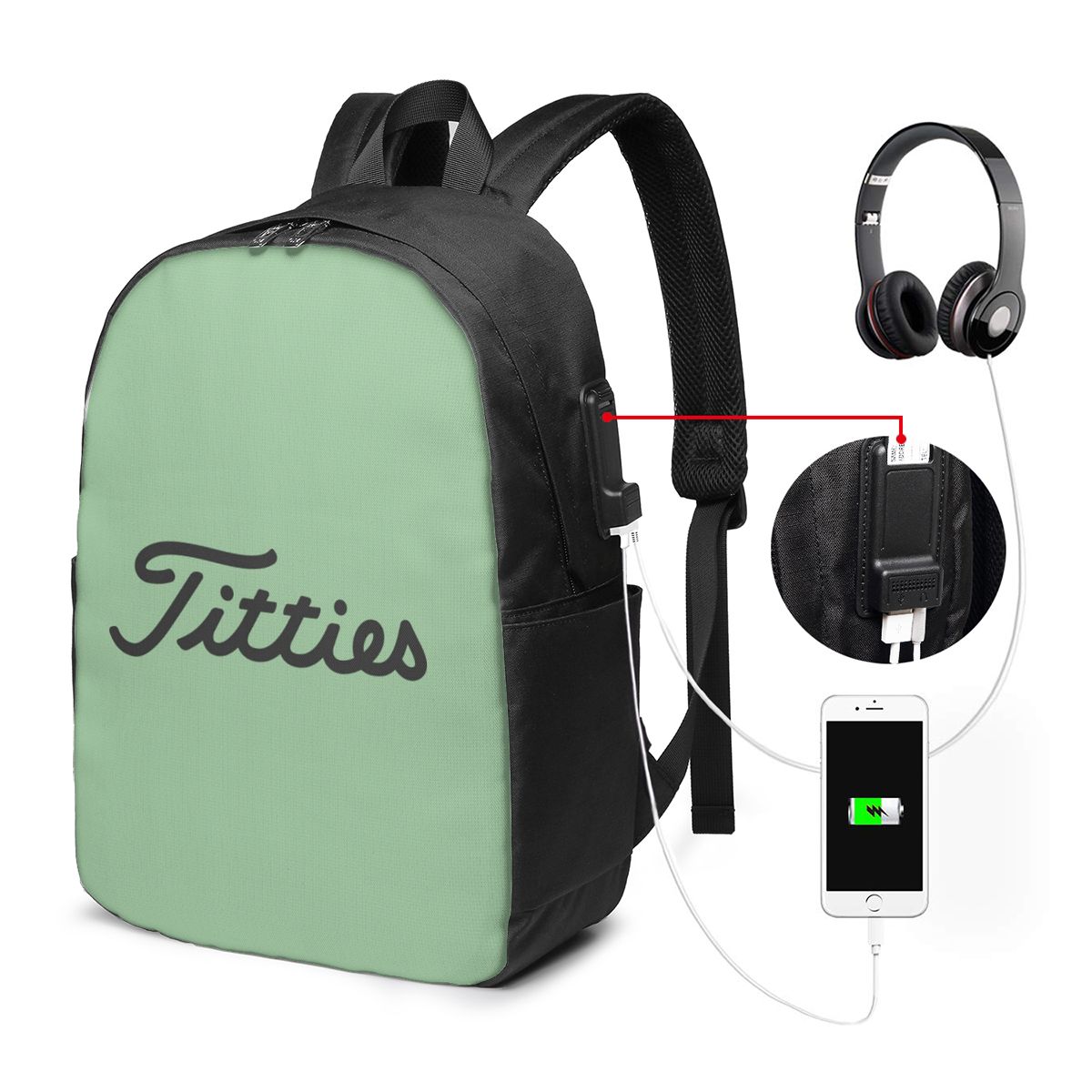 Sac à dos Titties Golf Ball, s - Laptop Bag avis et prix