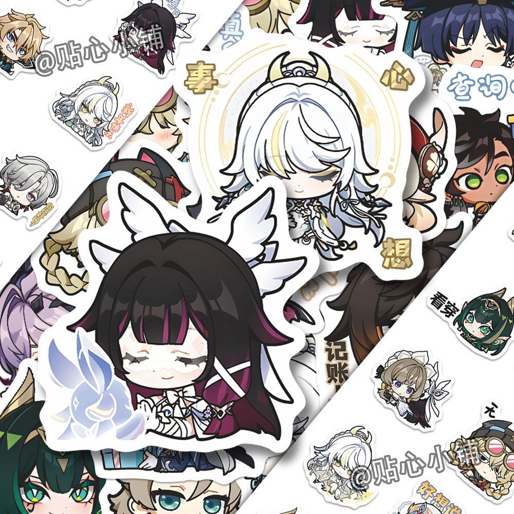 64 autocollants Genshin Impact - Laptop Original Accessories avis et prix